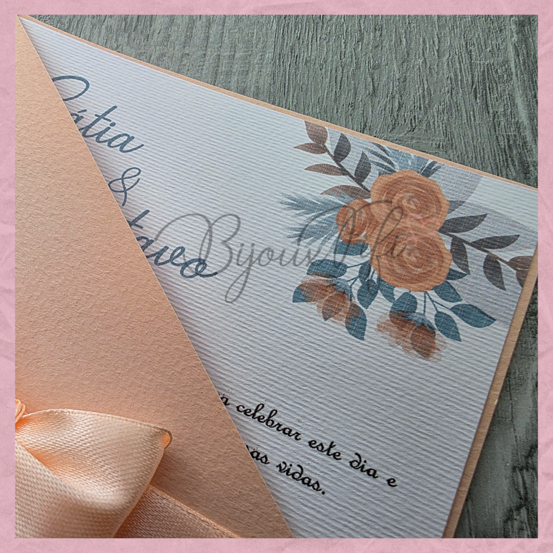 Convite Wedding Capa "Ice so Blue"