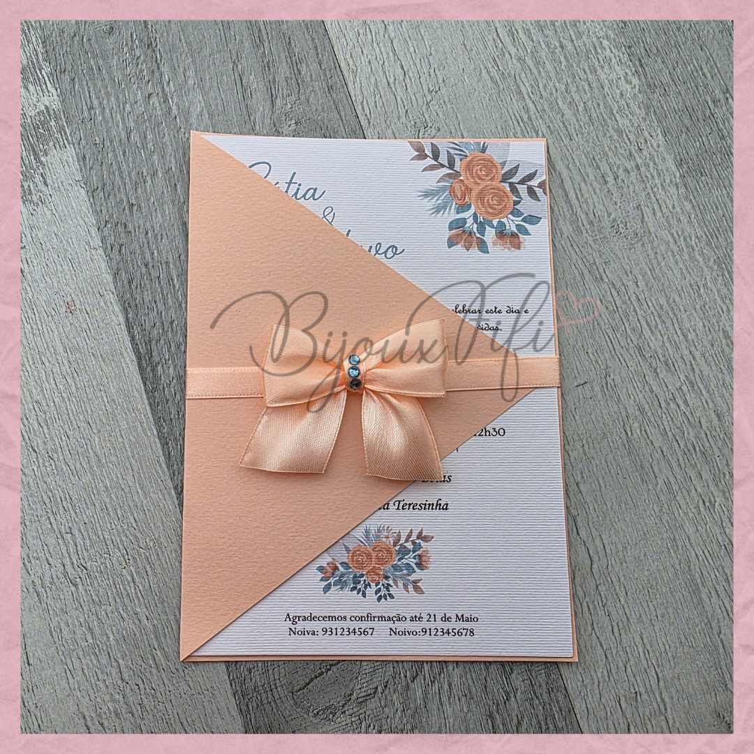 Convite Wedding Capa "Ice so Blue"