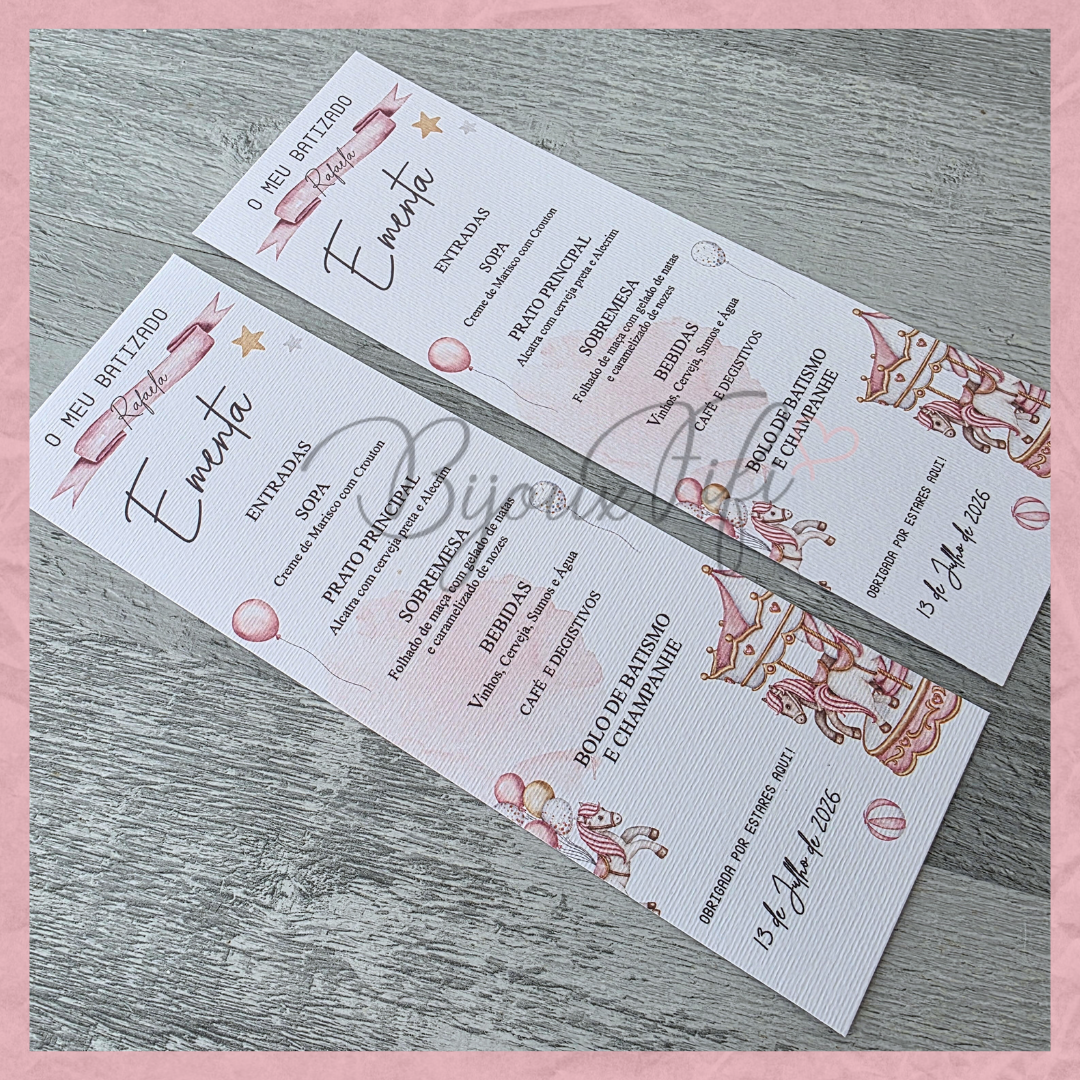 Ementa "Fun Park" Rose