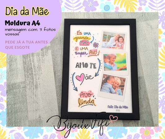 Moldura A4 Mãe