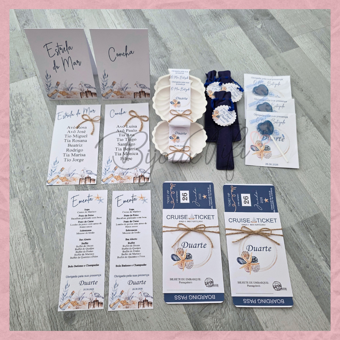 Ementa "Cruise Ticket"