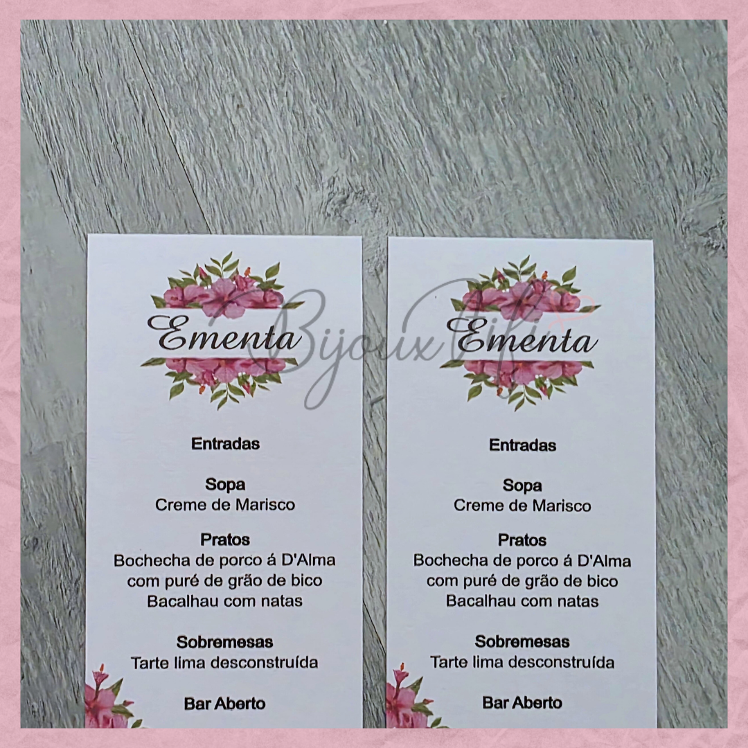 Ementa "Hibiscus"