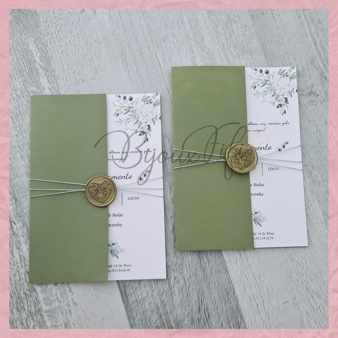 Convite Wedding "Pure Cotton" MB048