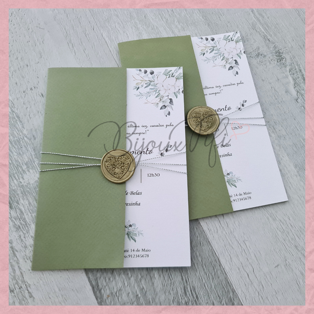 Convite Wedding "Pure Cotton" MB048