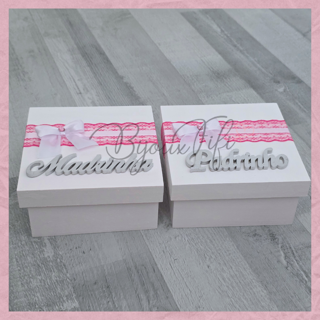 Caixa Oferta Madrinha/Avó/Mãe "Hibiscus"