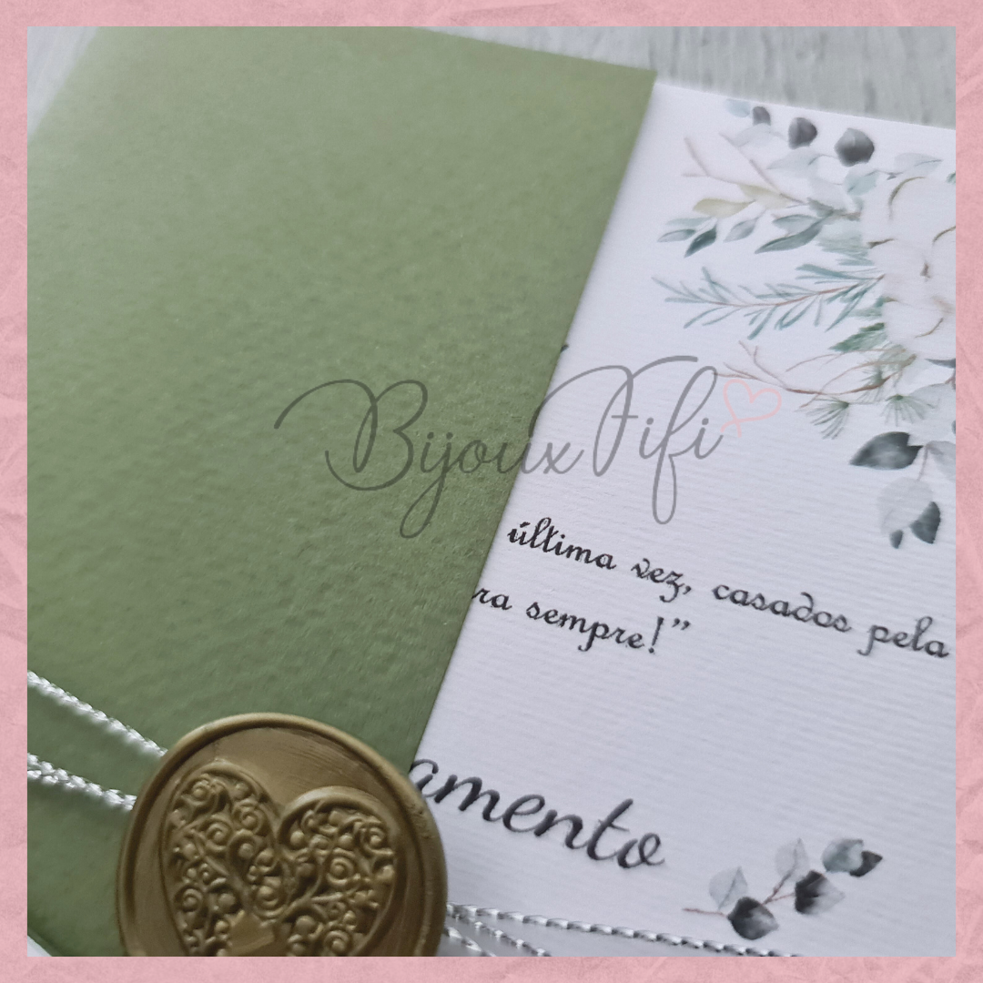 Convite Wedding "Pure Cotton" MB048