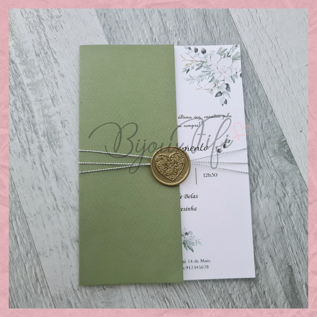 Convite Wedding "Pure Cotton" MB048