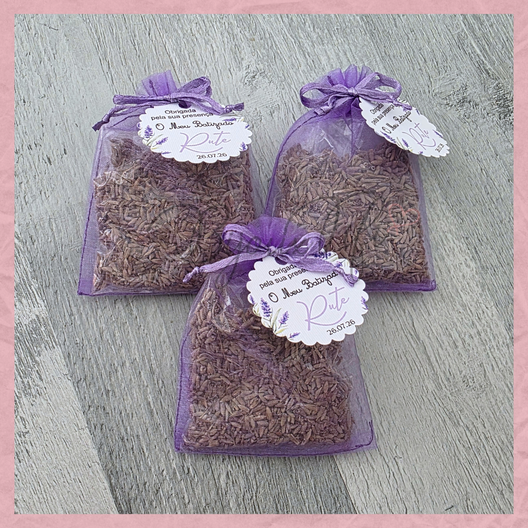 Saco organza com alfazema "Lavanda"