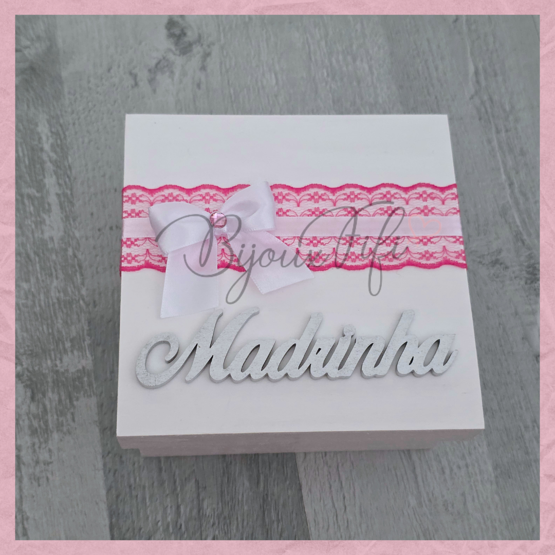 Caixa Oferta Madrinha/Avó/Mãe "Hibiscus"
