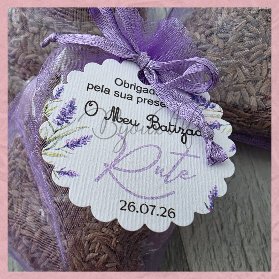 Saco organza com alfazema "Lavanda"