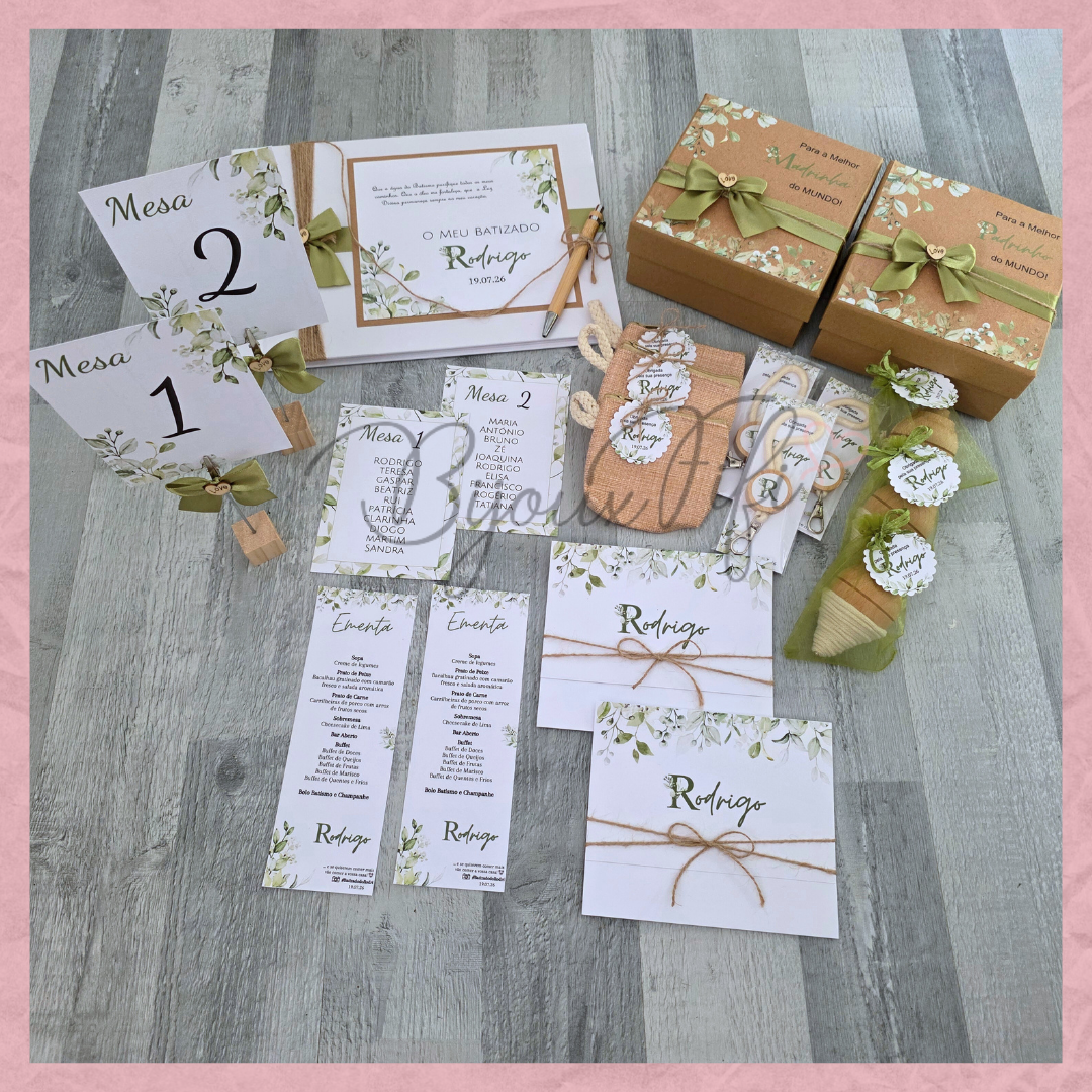 Livro de Honra A4 "Greenery"