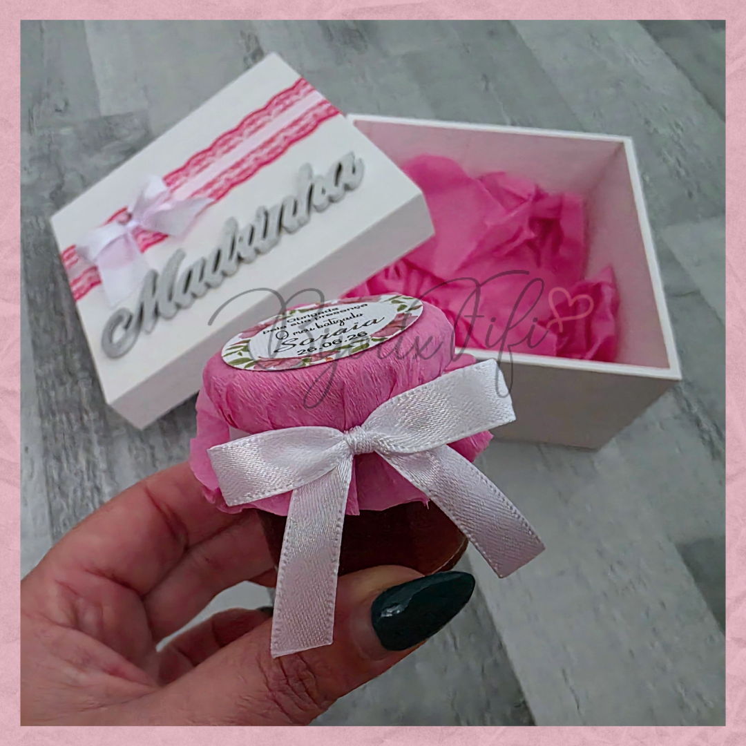 Caixa Oferta Madrinha/Avó/Mãe "Hibiscus"