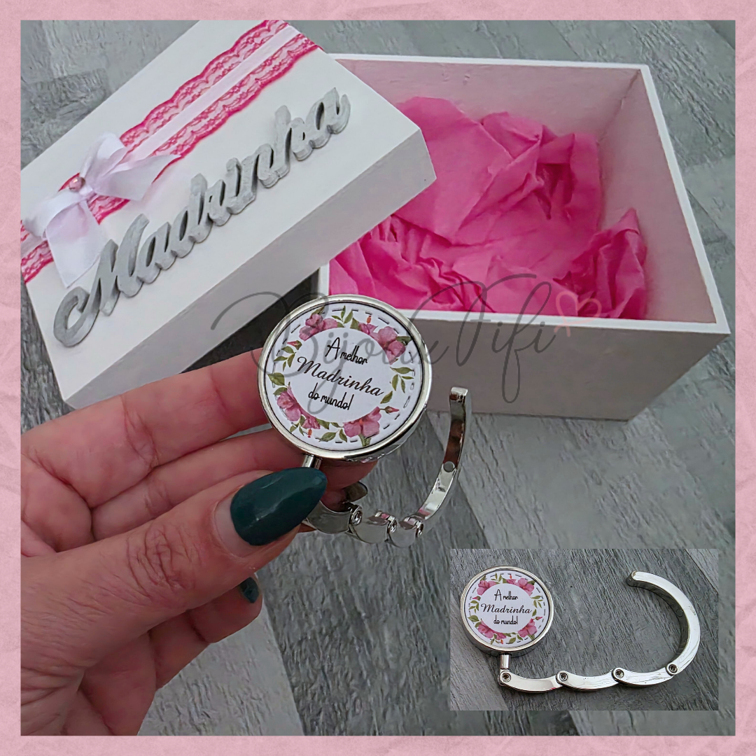 Caixa Oferta Madrinha/Avó/Mãe "Hibiscus"