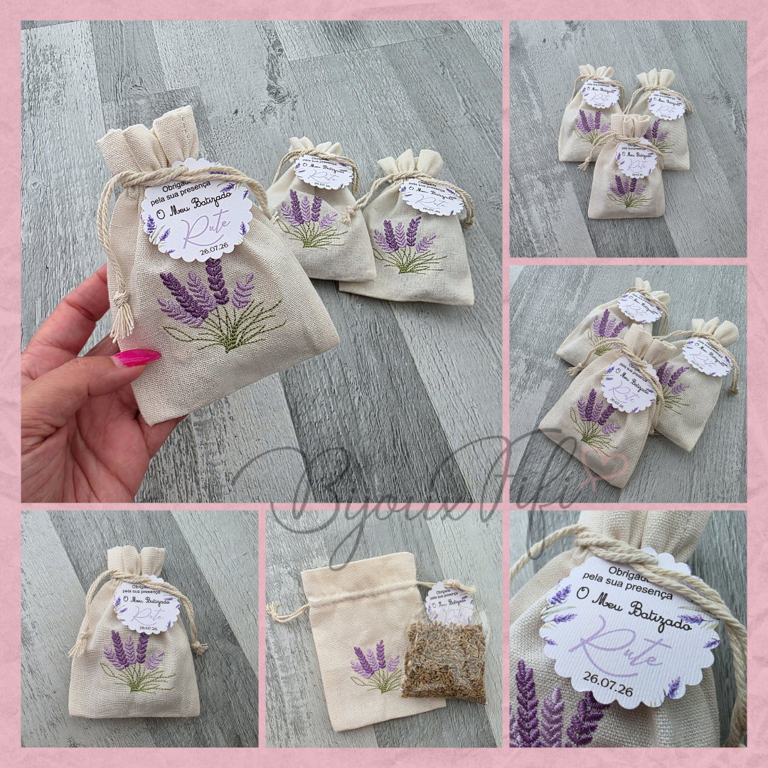 Saco linho com alfazema "Lavanda"