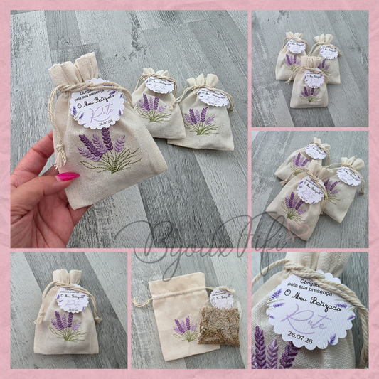 Saco linho com alfazema "Lavanda"