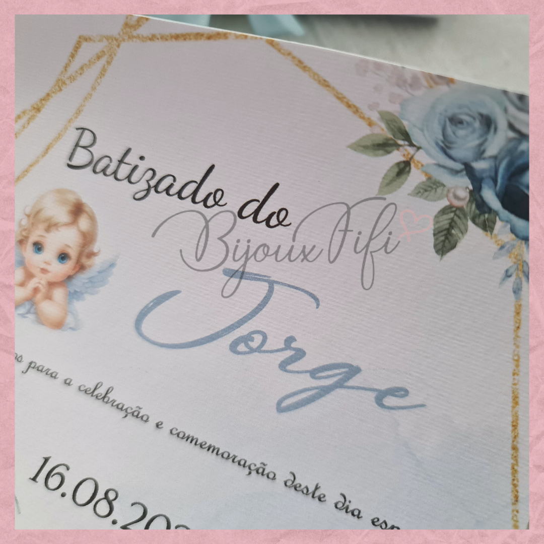 Convite Rolinho "Cute Angel"