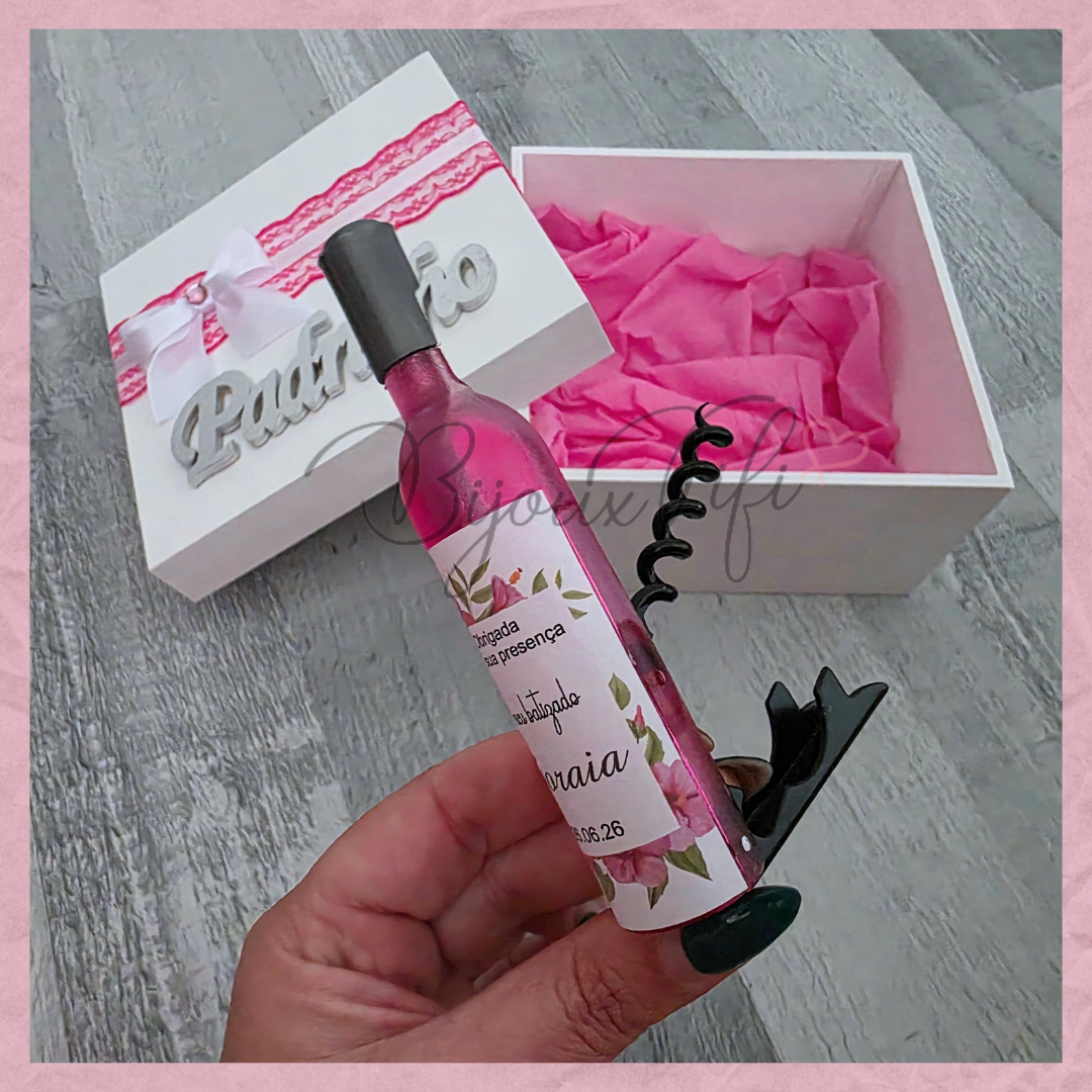 Caixa Oferta Padrinho/Avô/Pai "Hibiscus"