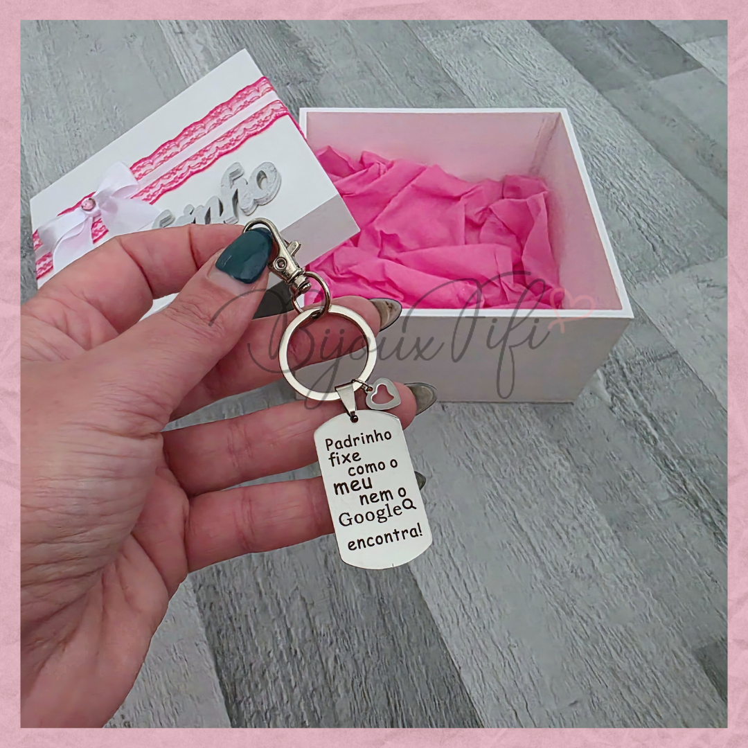 Caixa Oferta Padrinho/Avô/Pai "Hibiscus"