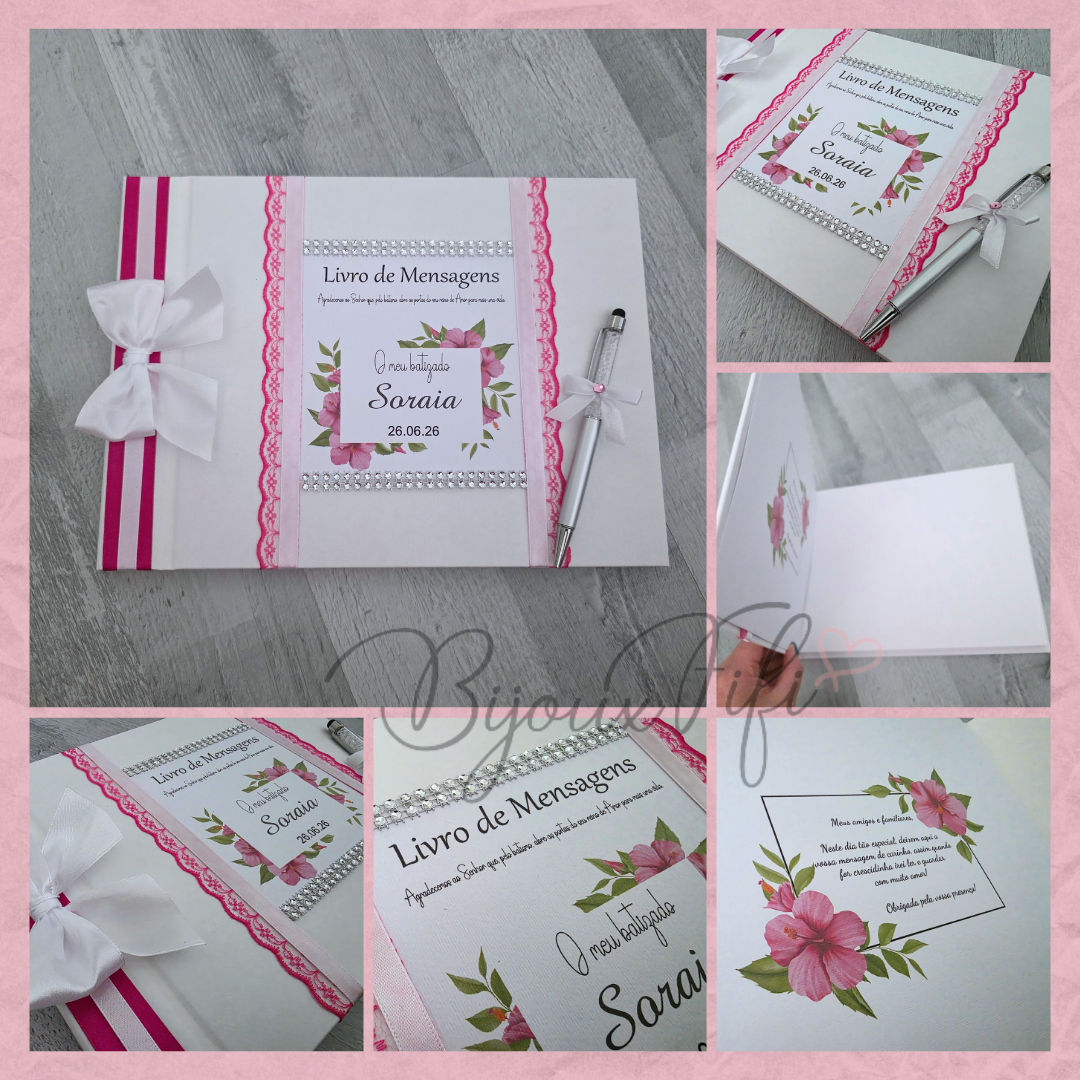 Livro de Honra A4 "Hibiscus"