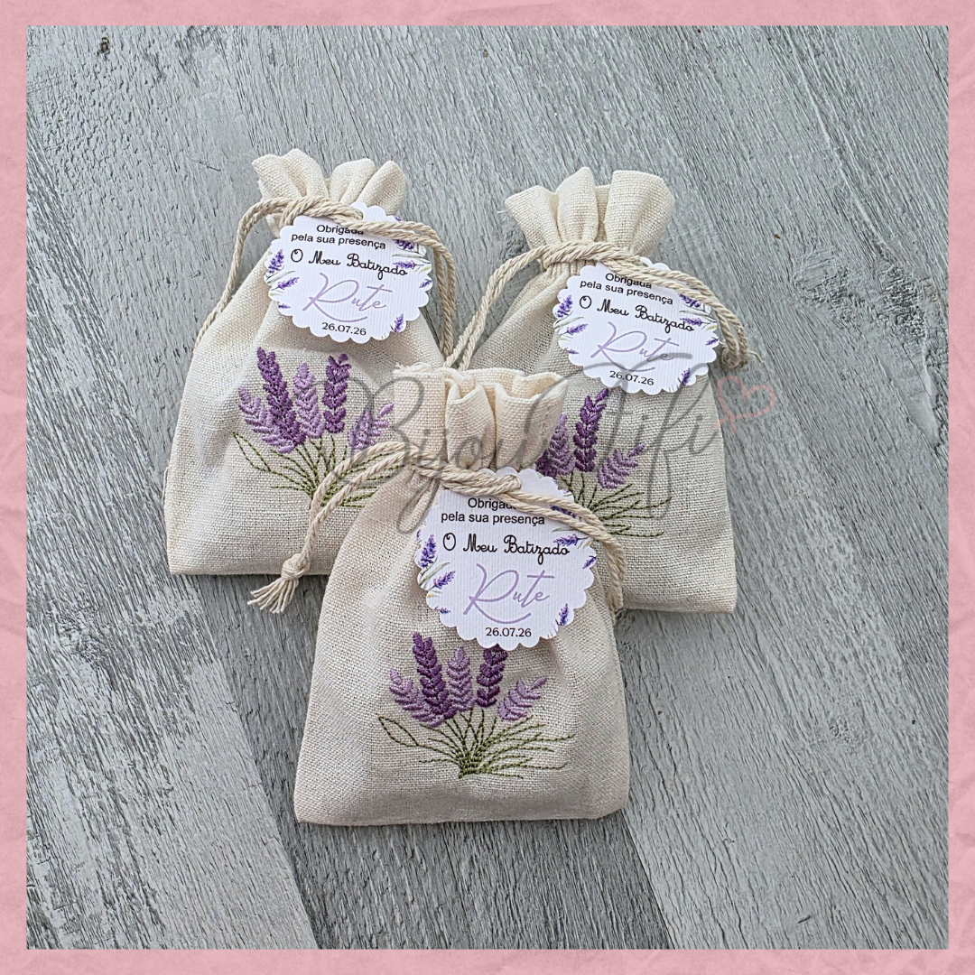 Saco linho com alfazema "Lavanda"