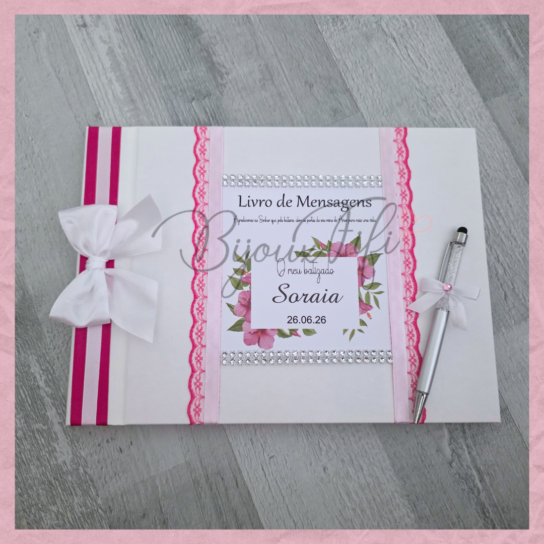Livro de Honra A4 "Hibiscus"