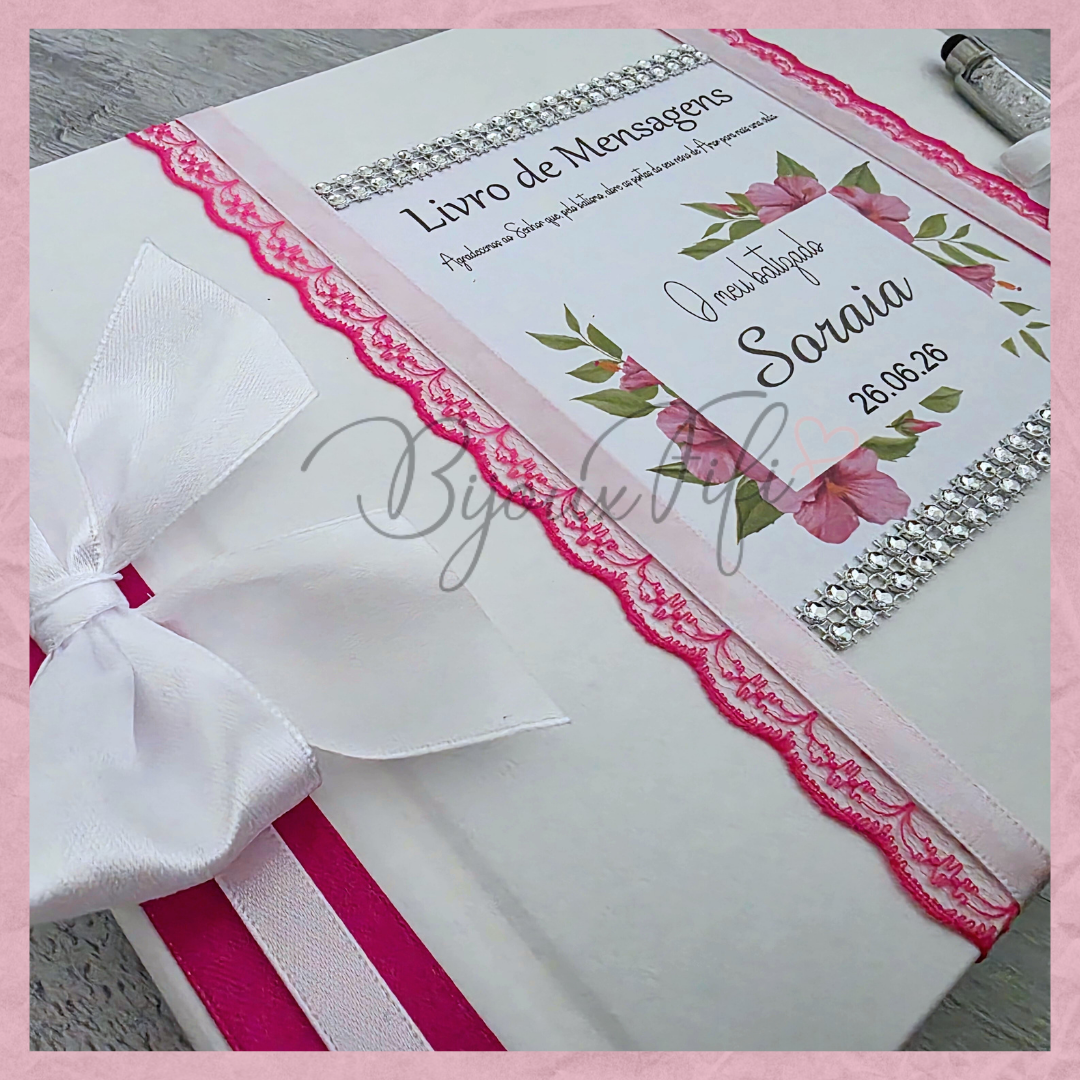 Livro de Honra A4 "Hibiscus"