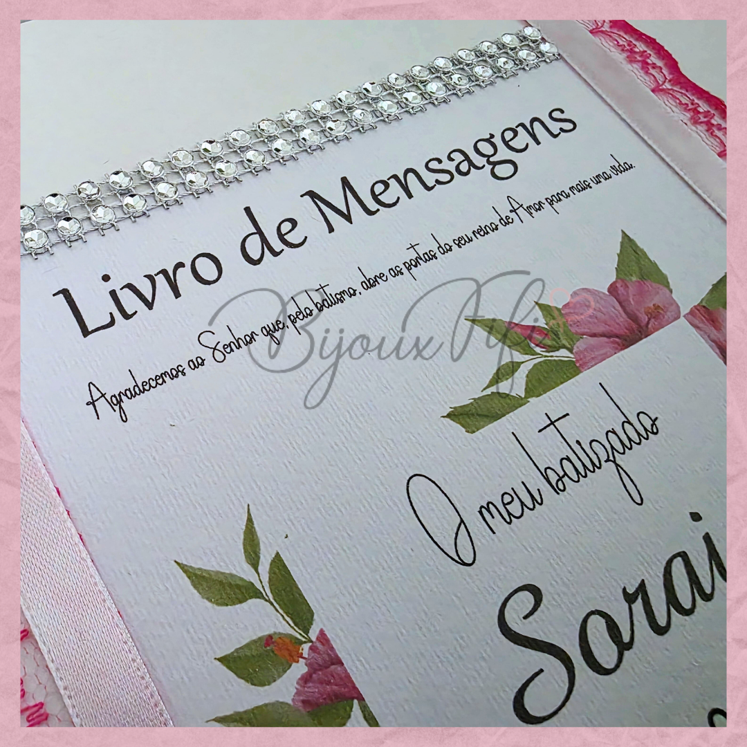 Livro de Honra A4 "Hibiscus"