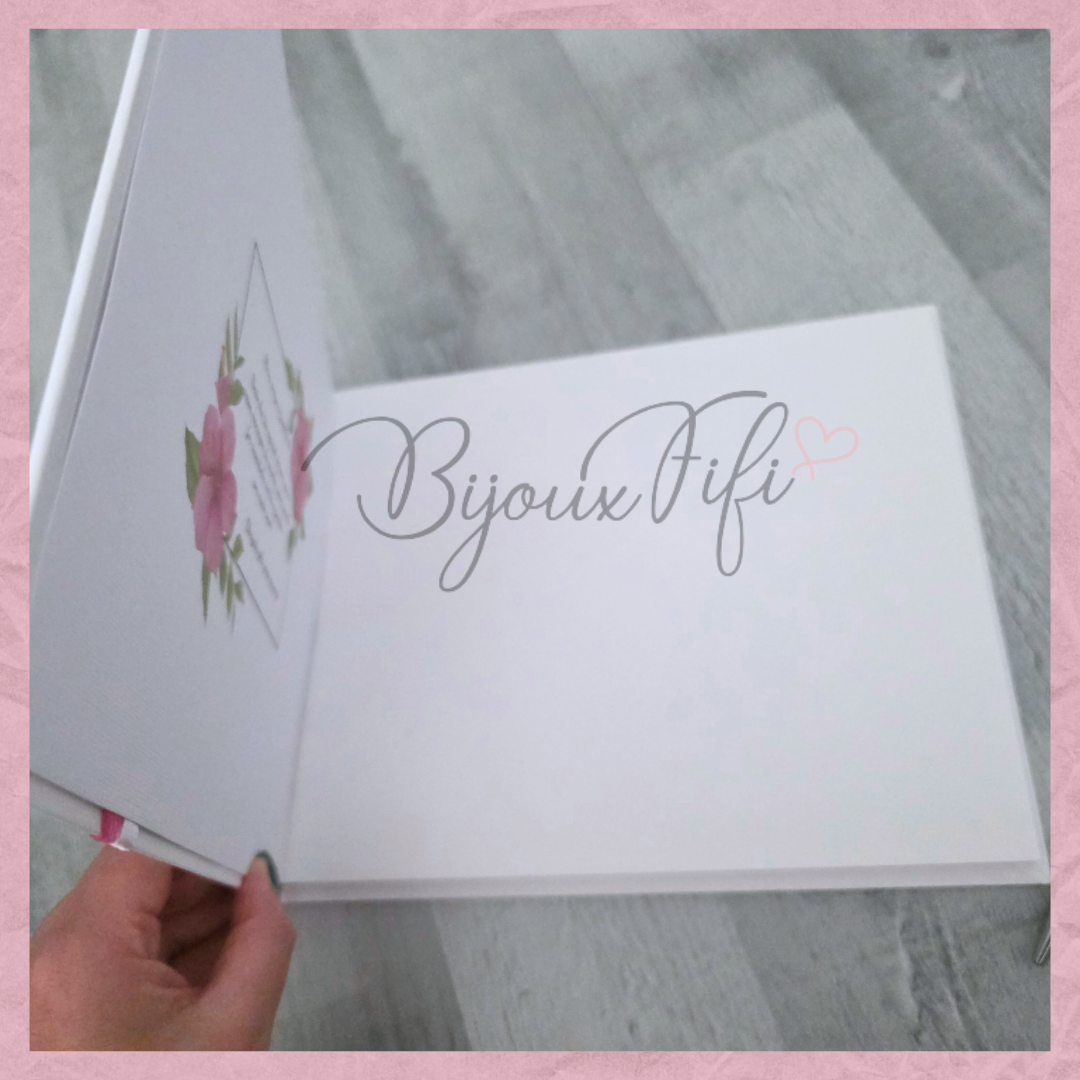 Livro de Honra A4 "Hibiscus"