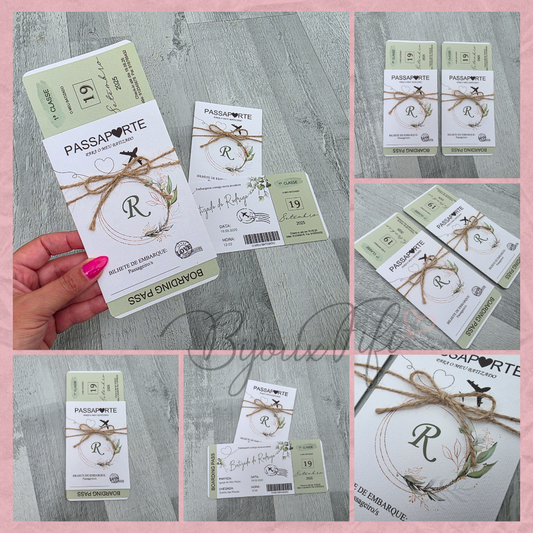 Convite Passaporte "Fly for Nature"