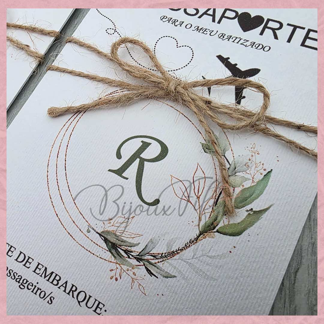 Convite Passaporte "Fly for Nature"