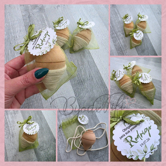 Pião de Madeira "Greenery"