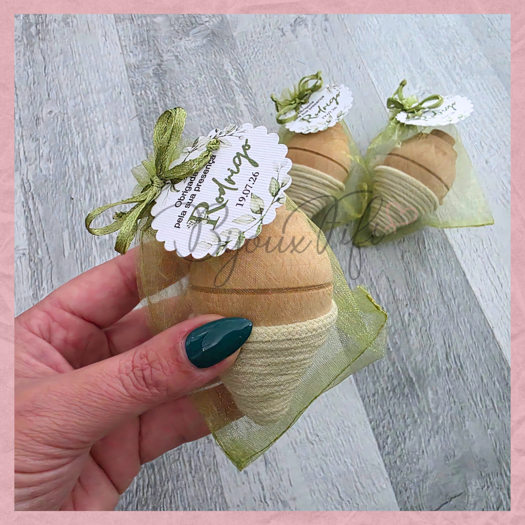 Pião de Madeira "Greenery"