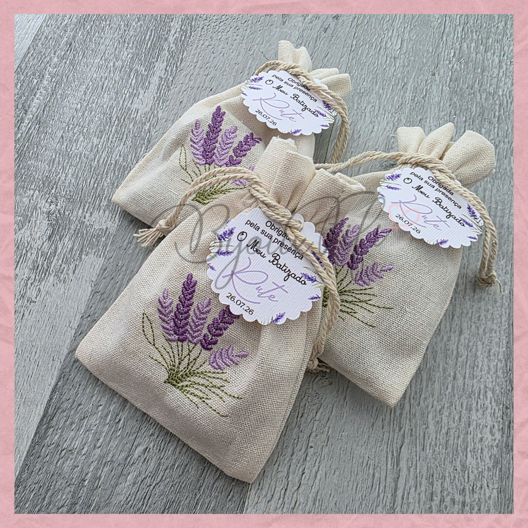 Saco linho com alfazema "Lavanda"