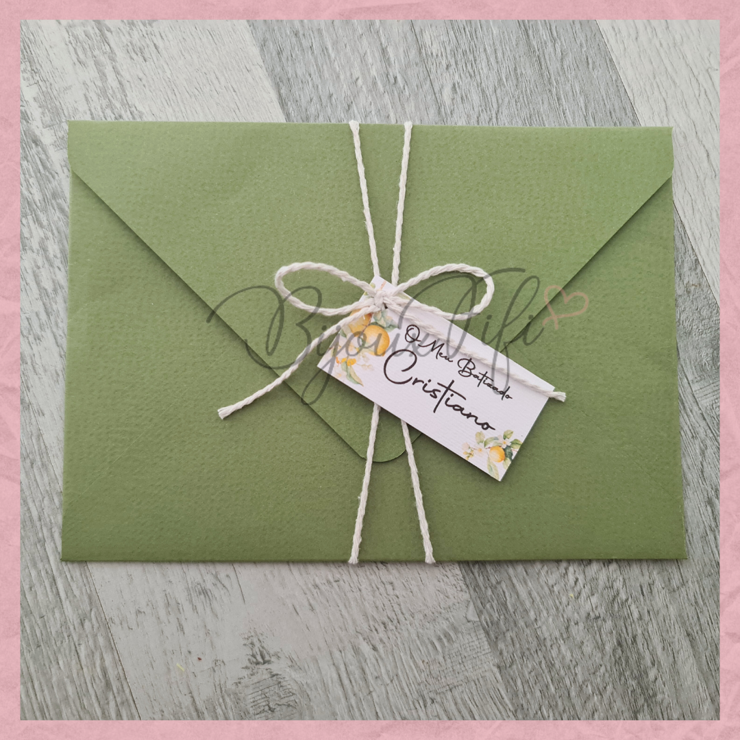 Convite Envelope "Lemon"