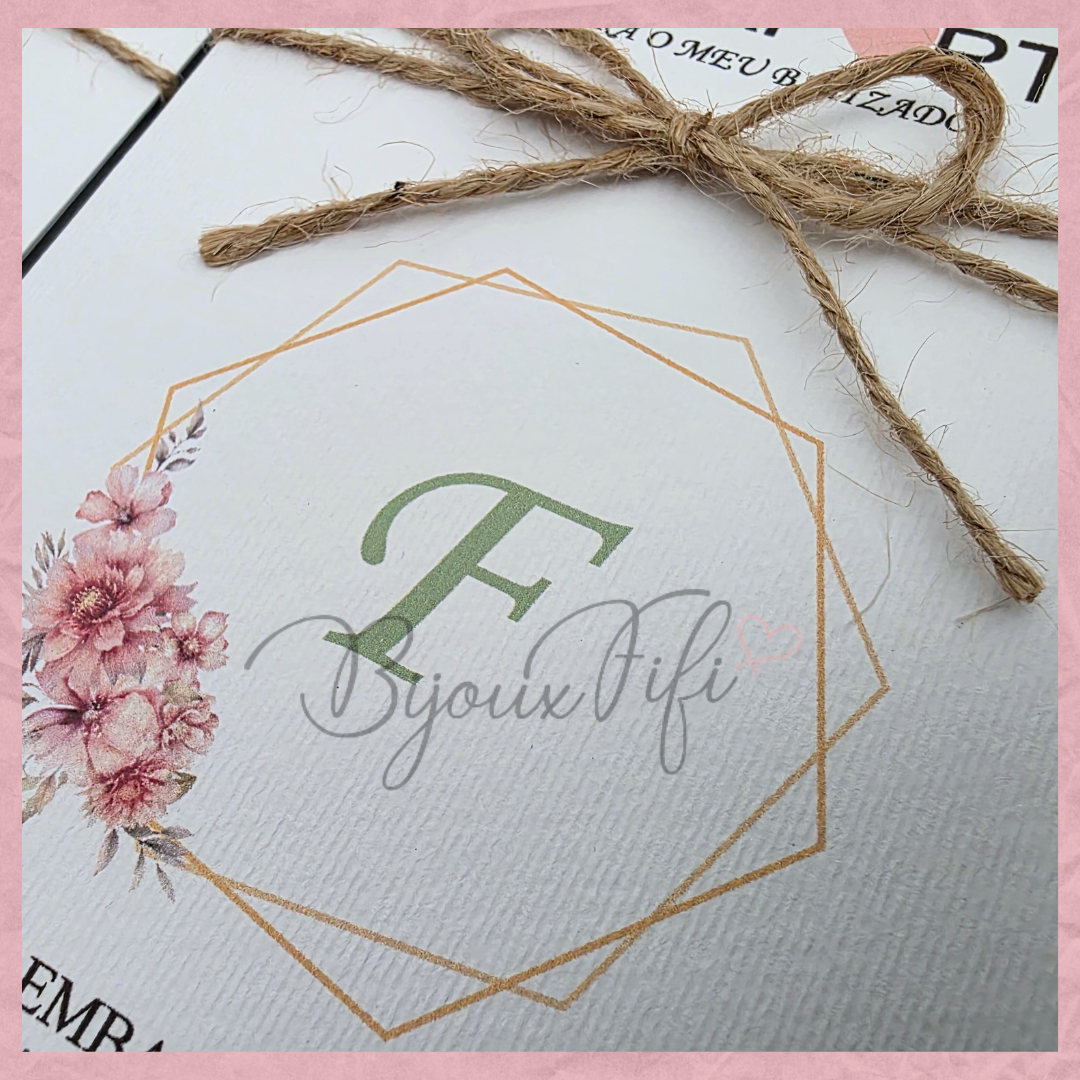 Convite Passaporte "Sweet Love Fly"