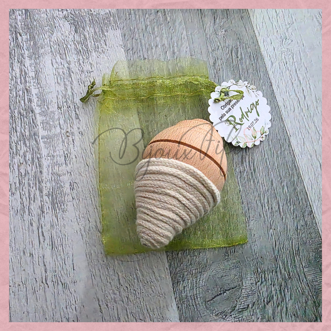 Pião de Madeira "Greenery"