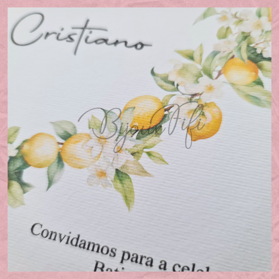 Convite Envelope "Lemon"