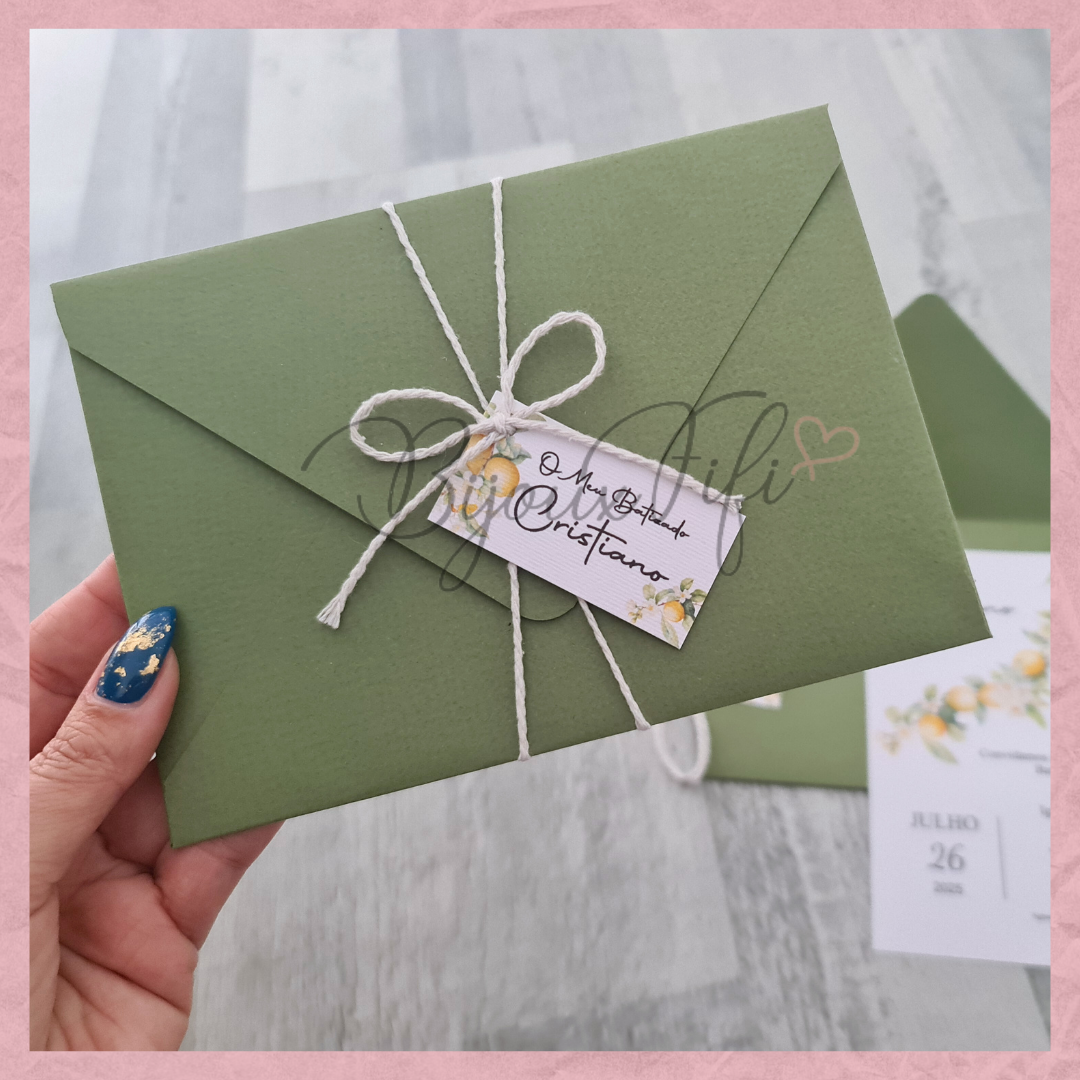 Convite Envelope "Lemon"