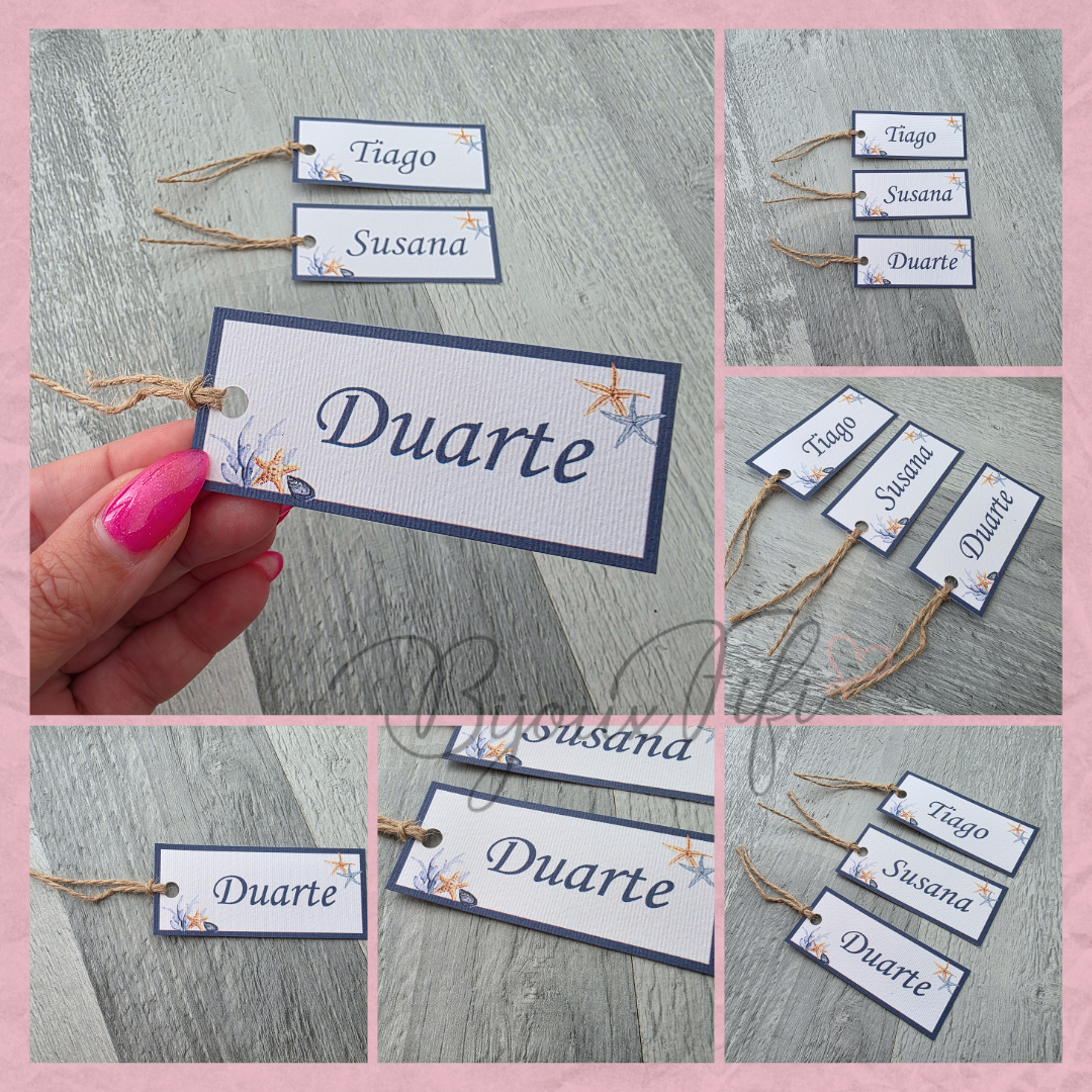 Marcador de Mesa Individual "Cruise Ticket"