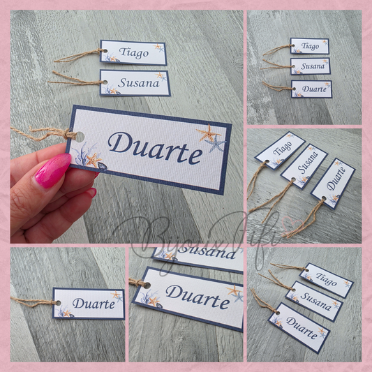 Marcador de Mesa Individual "Cruise Ticket"