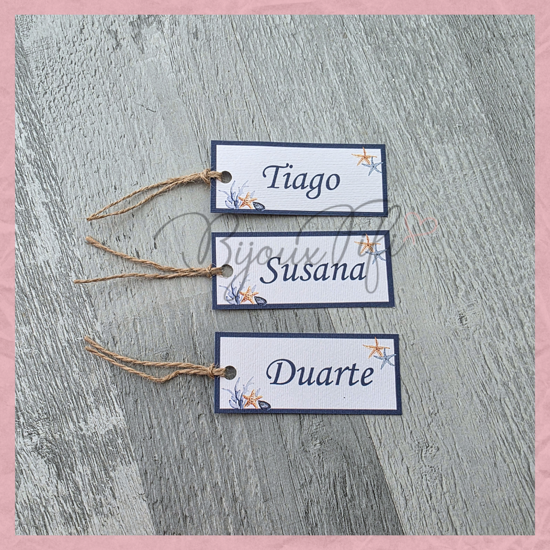 Marcador de Mesa Individual "Cruise Ticket"