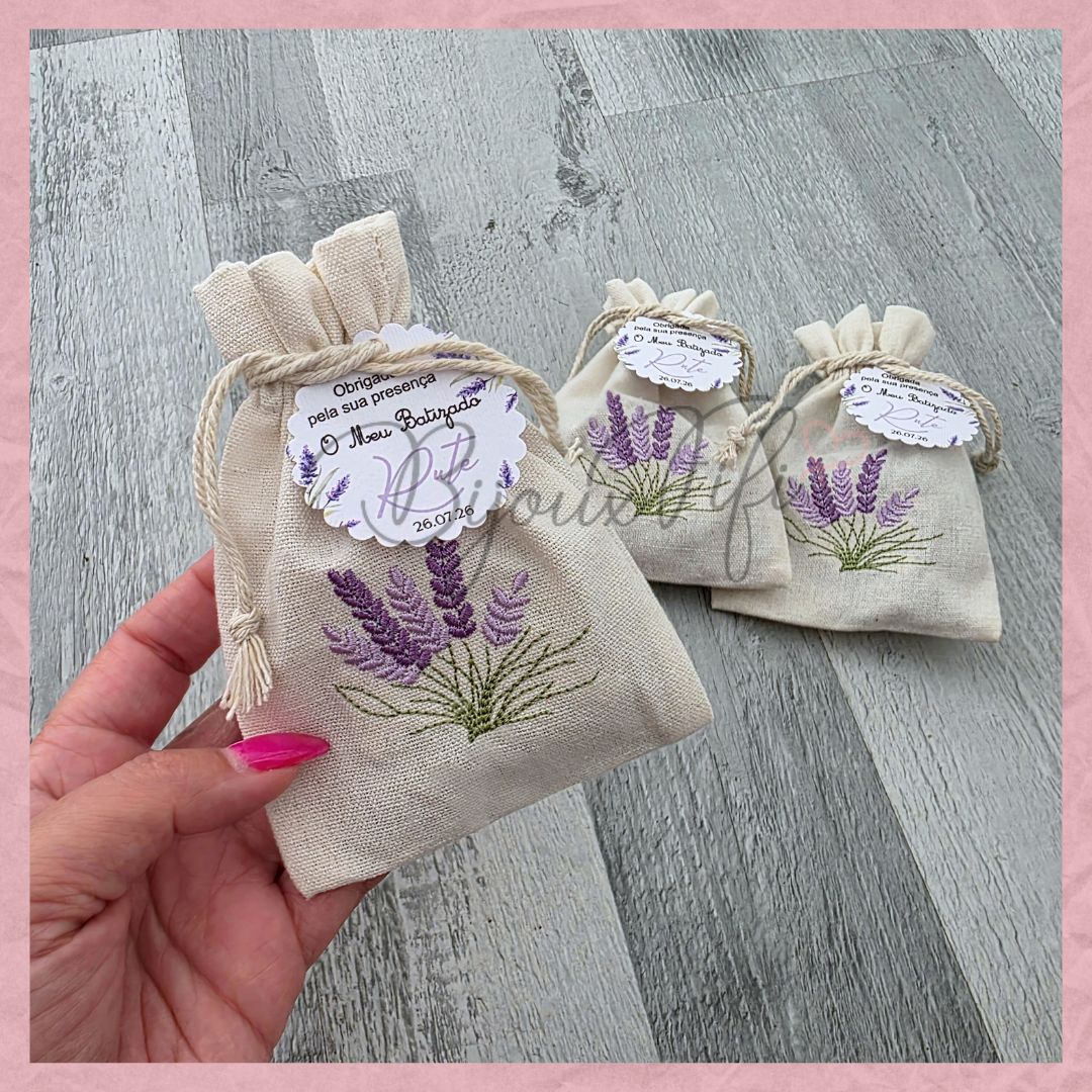 Saco linho com alfazema "Lavanda"