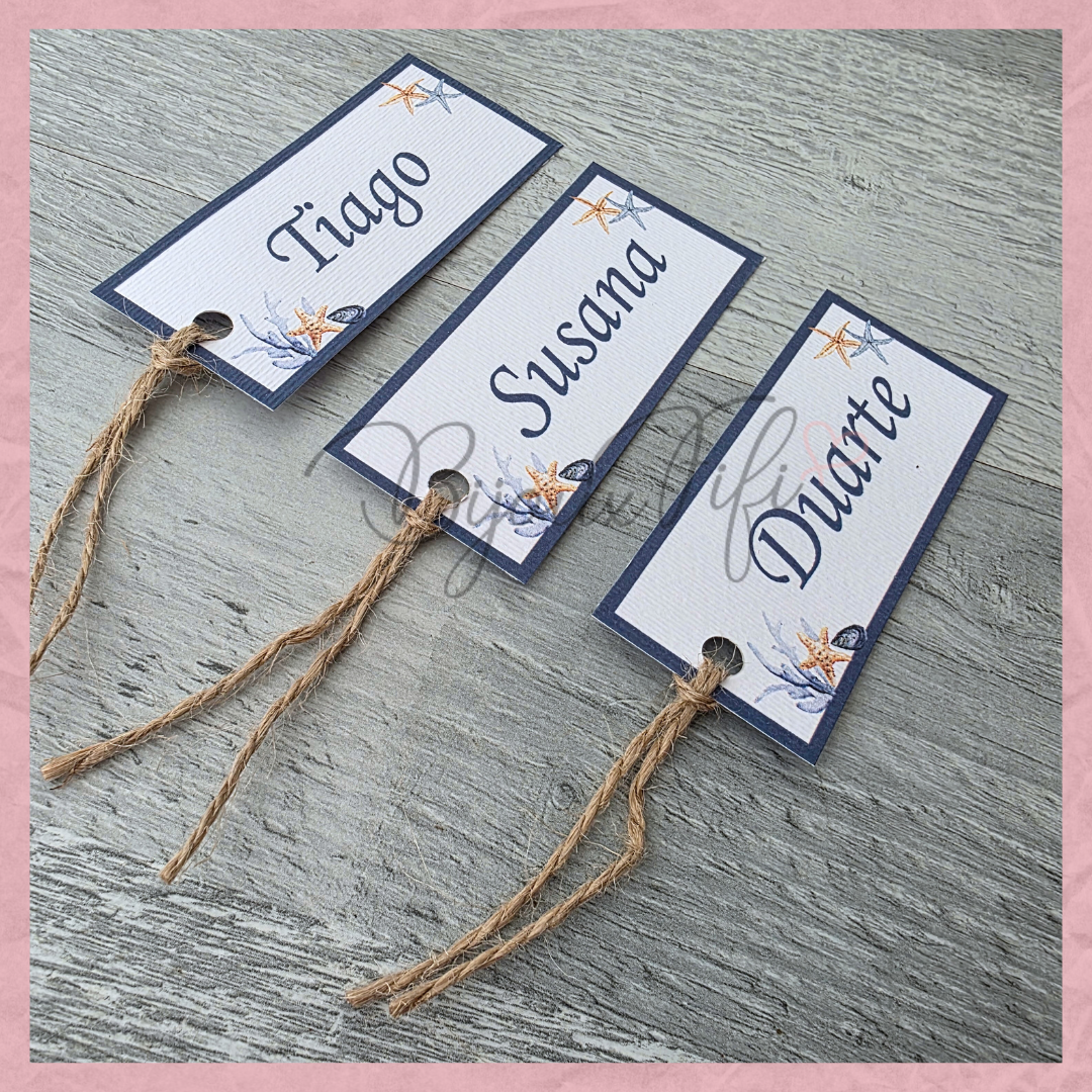 Marcador de Mesa Individual "Cruise Ticket"