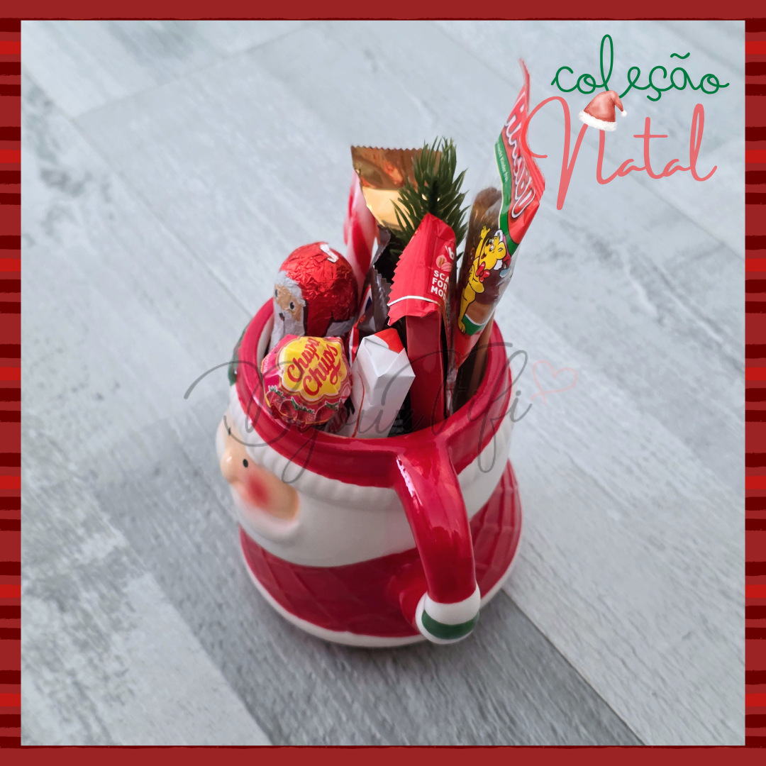 Caneca Pai Natal + Doces