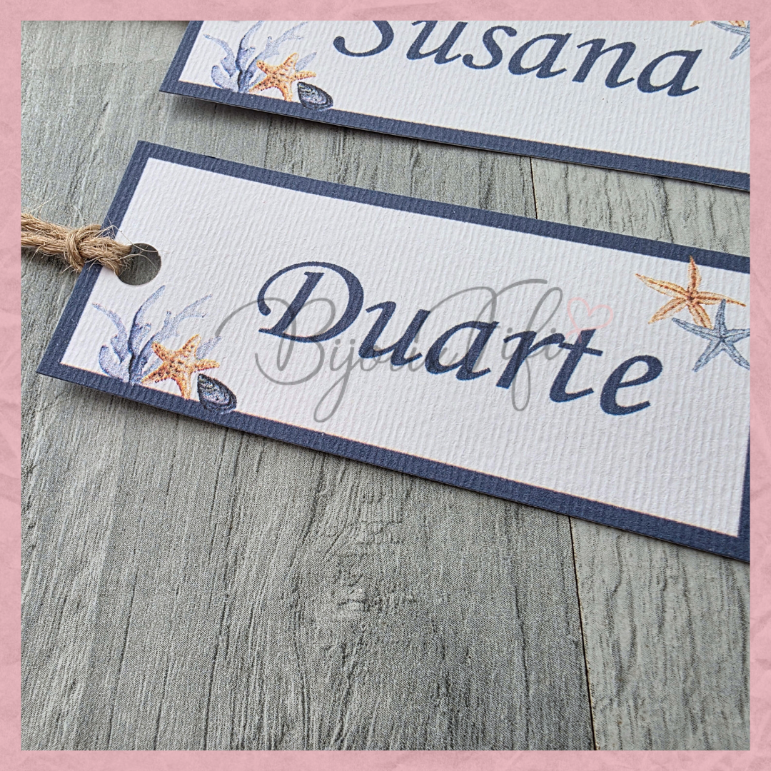 Marcador de Mesa Individual "Cruise Ticket"