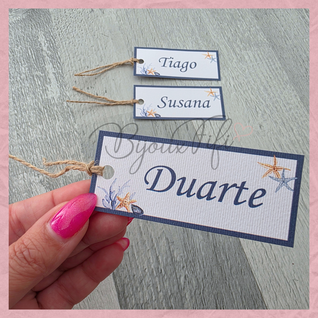 Marcador de Mesa Individual "Cruise Ticket"