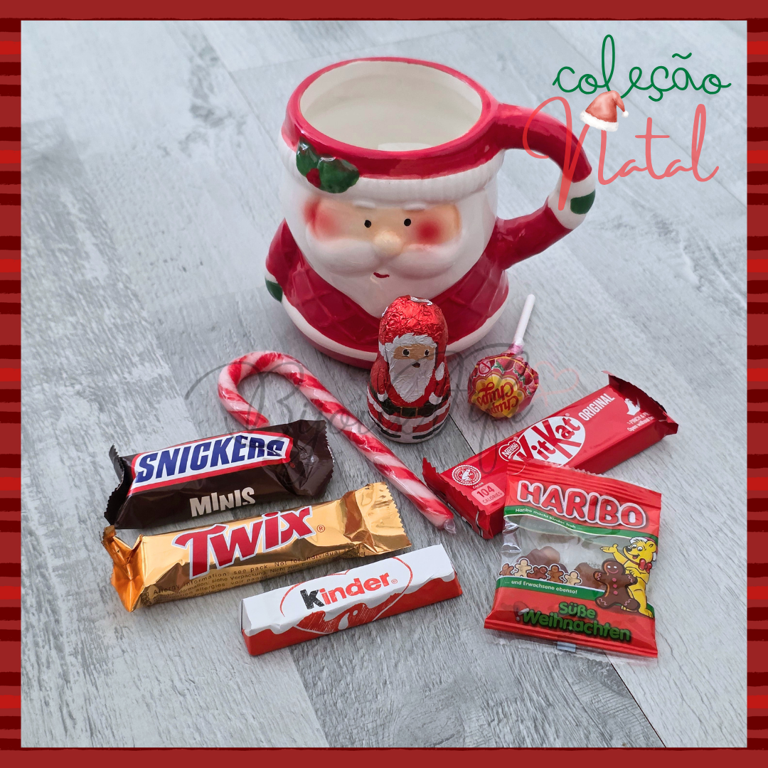 Caneca Pai Natal + Doces