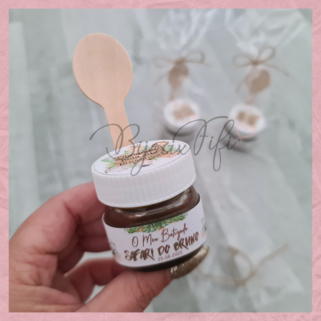 Nutella com colher "Safari"