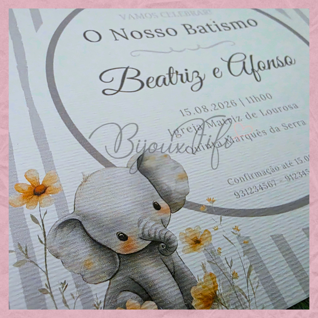 Convite Bolsa "Elephant"