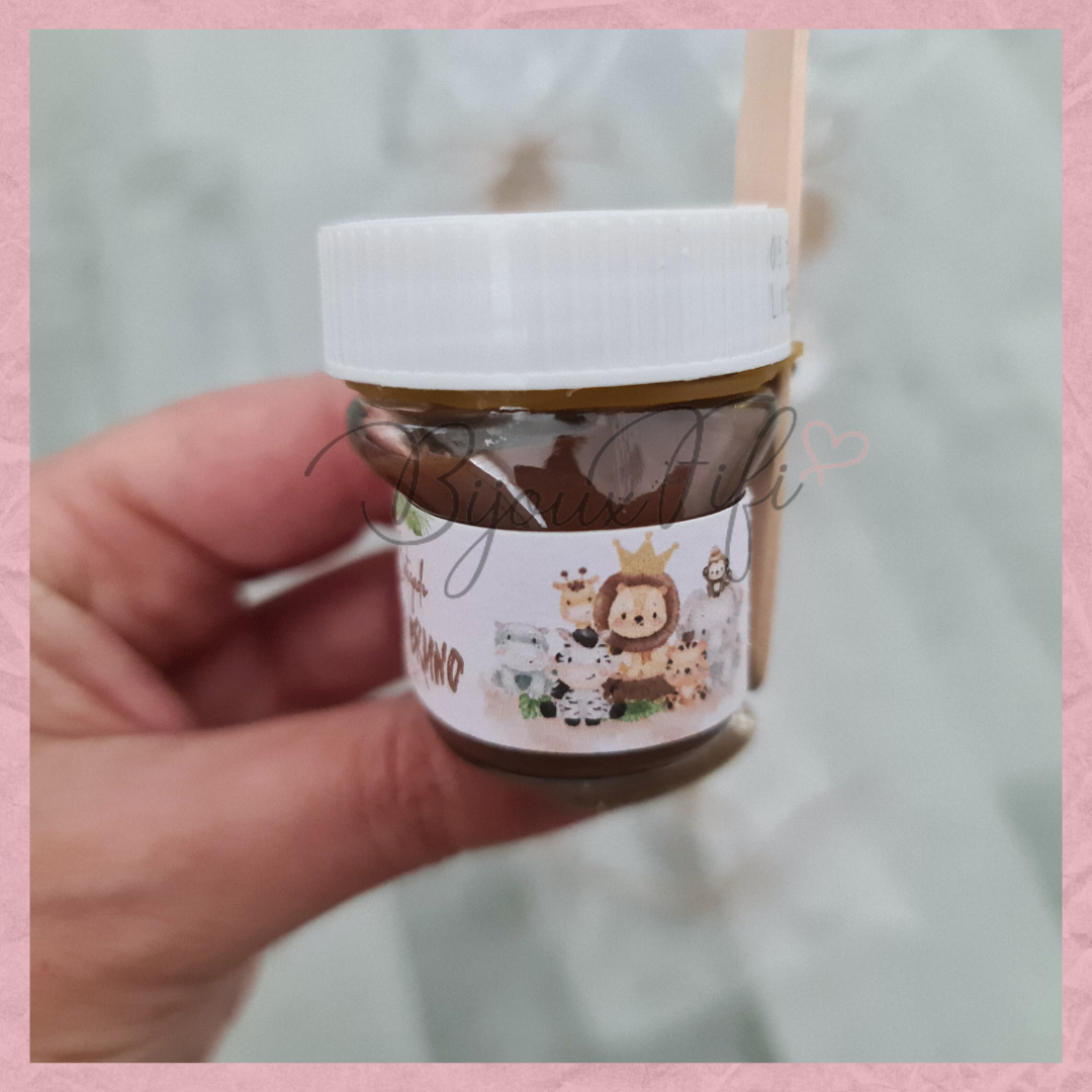 Nutella com colher "Safari"